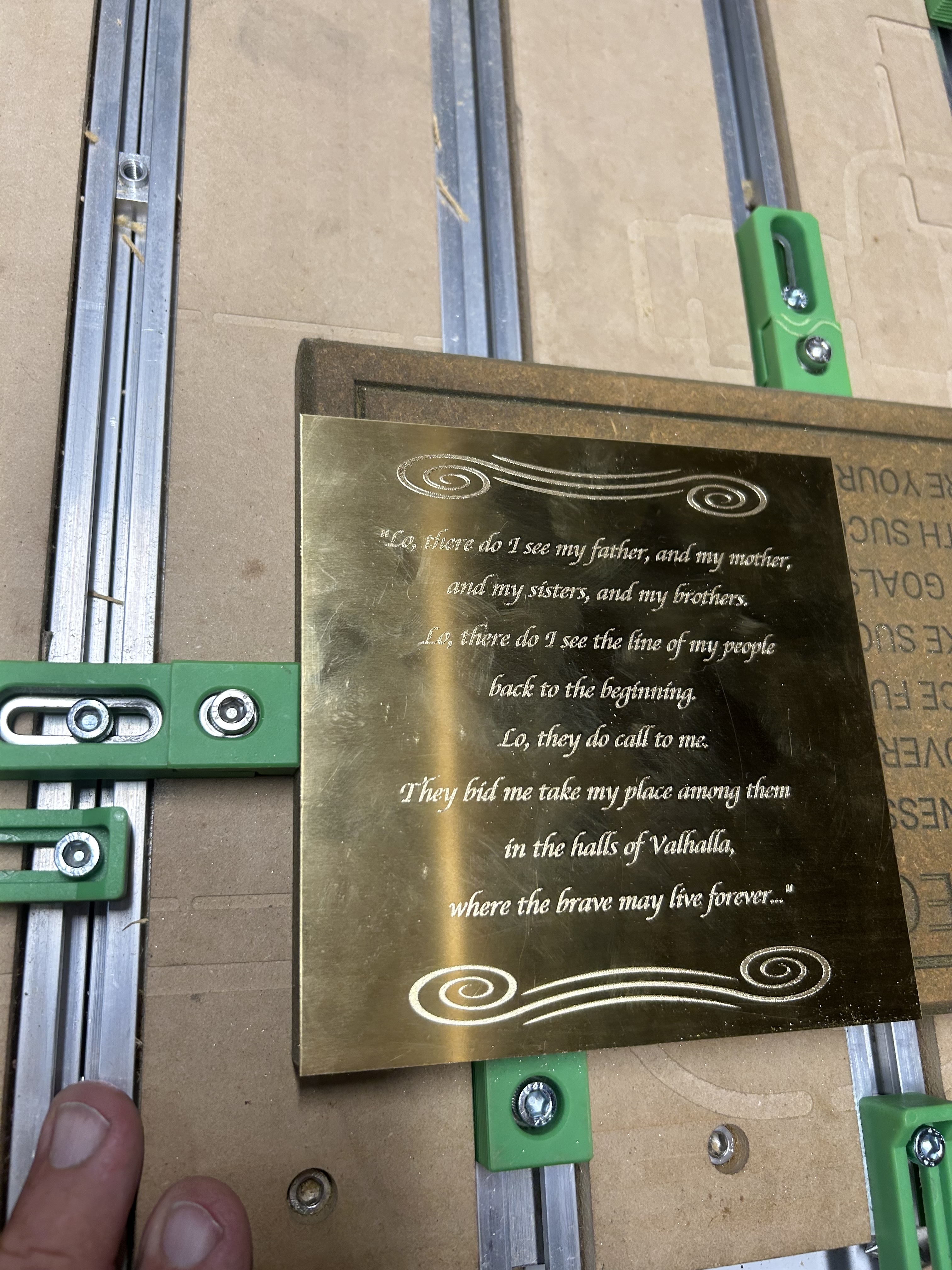Plaque for Urn - Viking