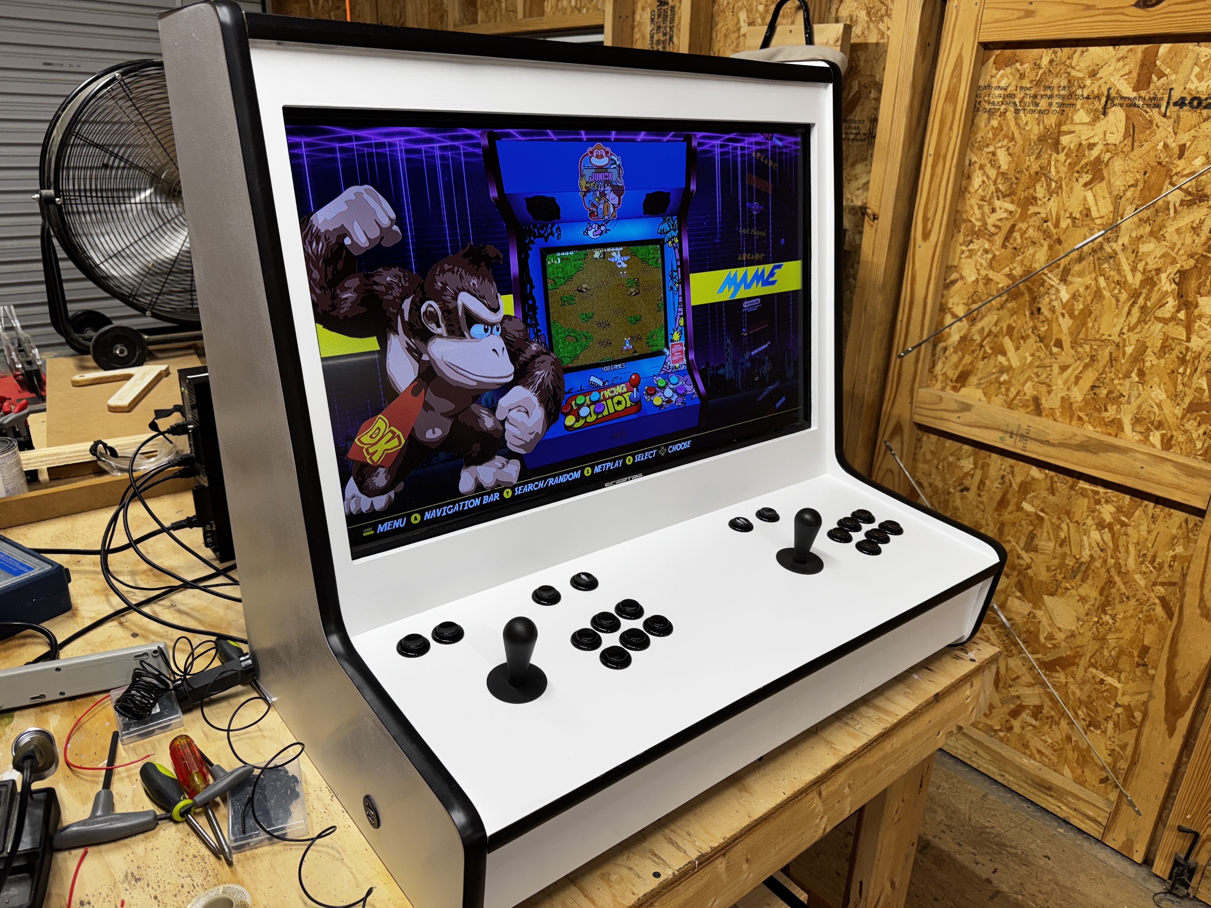 Wall Mounted Arcade Machine