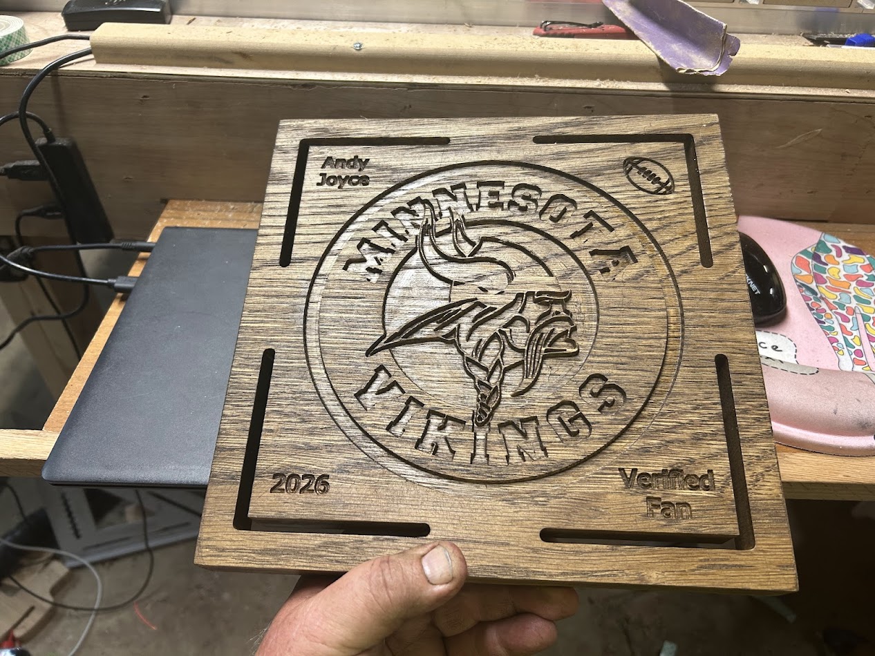 Minnesota Vikings Plaque