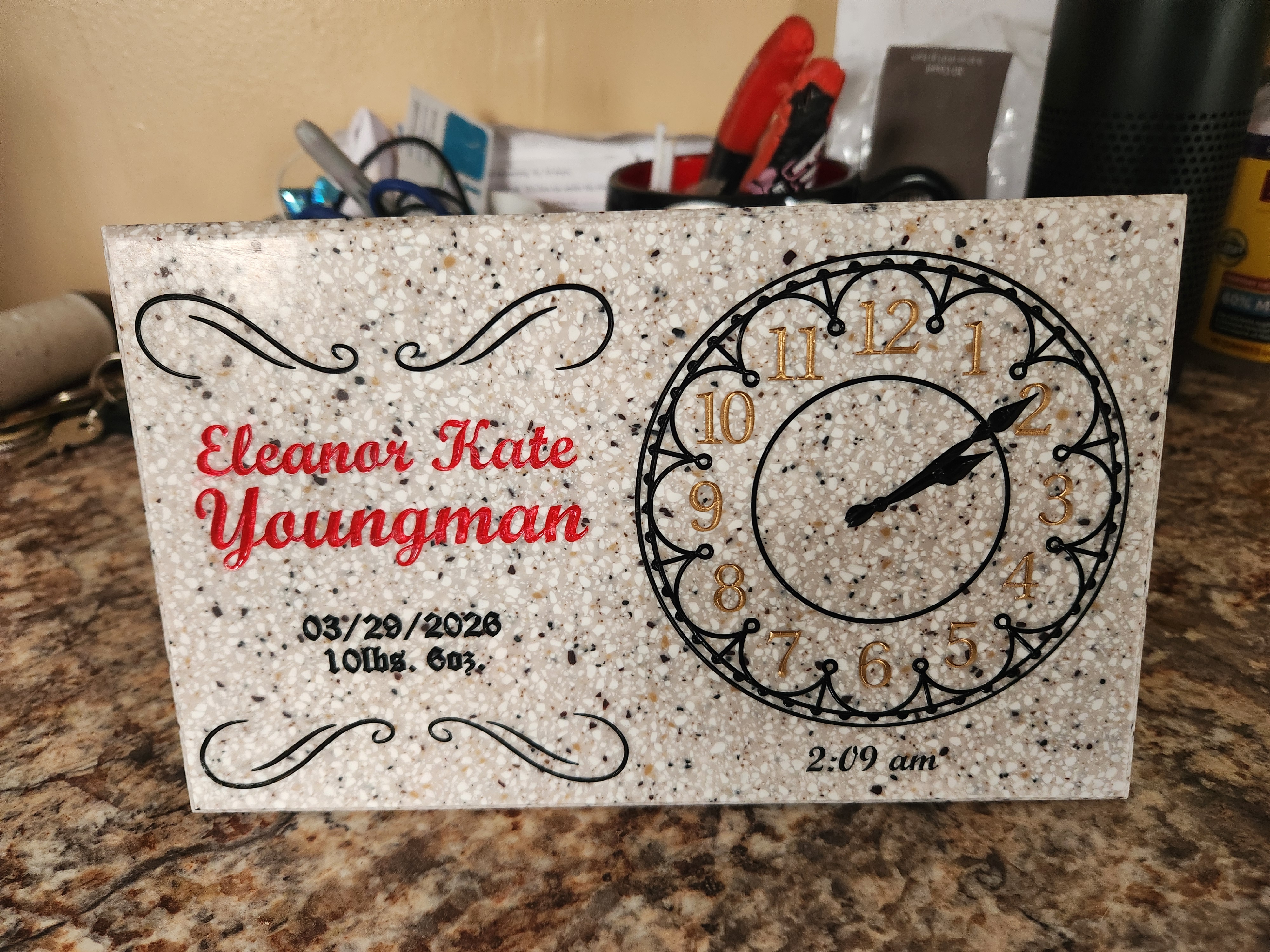Baby Birth Plaque